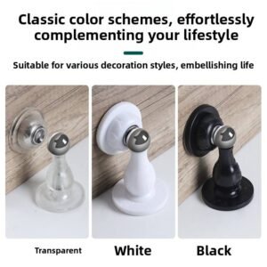০২ পিস - Silicone Magnetic Door Stoper
