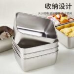 ৪ পিস - Stainless Steel Food Storage Box ? - Image 4